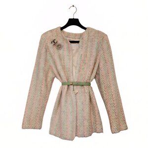 Pink Tweed Vintage Blazer